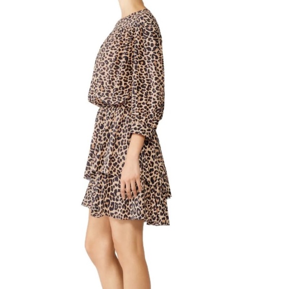Zadig & Voltaire Rooka Leopard Print Mini Dress - Picture 4 of 11